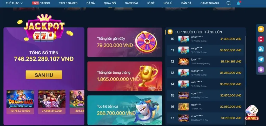 Các tính năng nổi bật của big79 apk